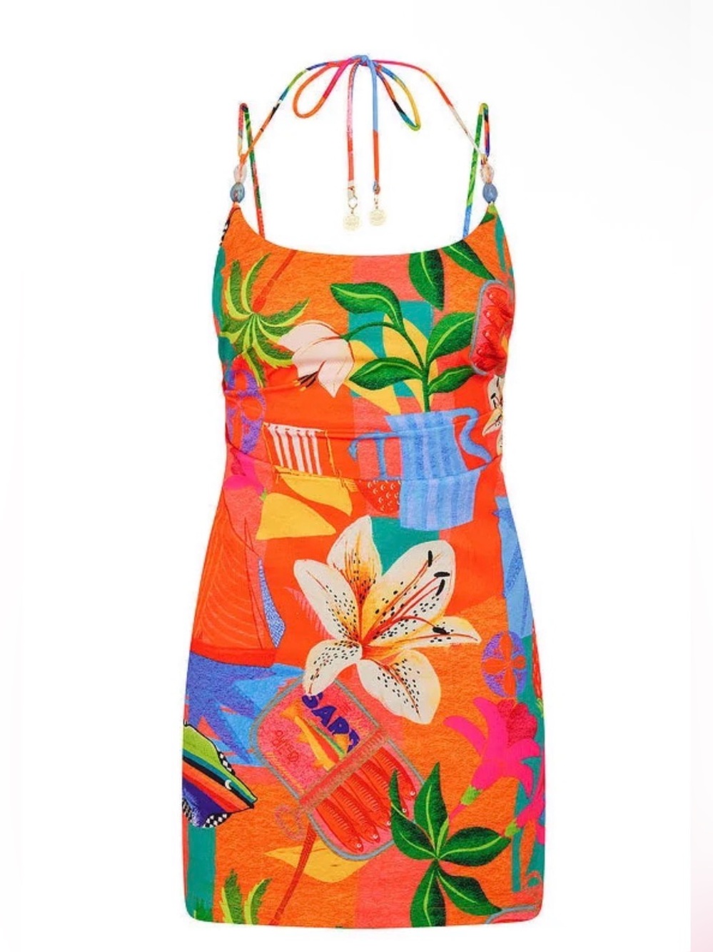 NWT Kulani Kinis Beaded String Mini Dress - Havana Haven